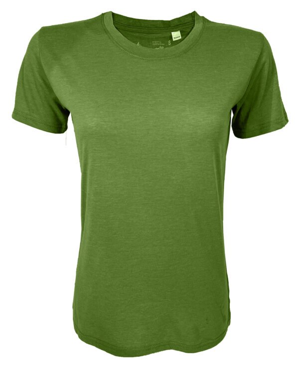 Womens Olive Heather Blend