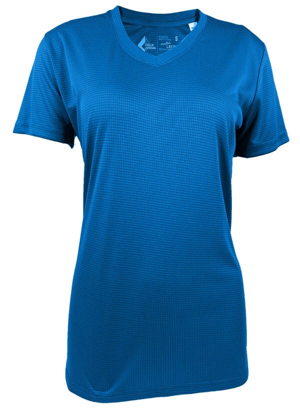 Women’s Azure Lattice – V Neck