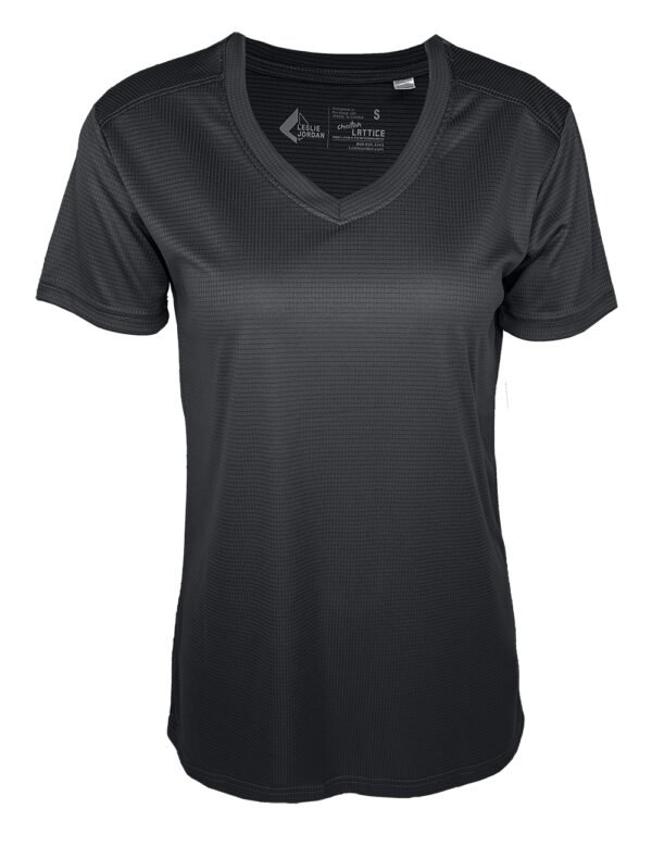 Women’s Black Lattice – V-Neck