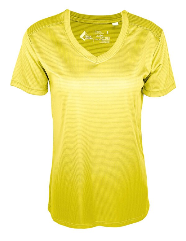 Women’s Yellow Lattice – V Neck