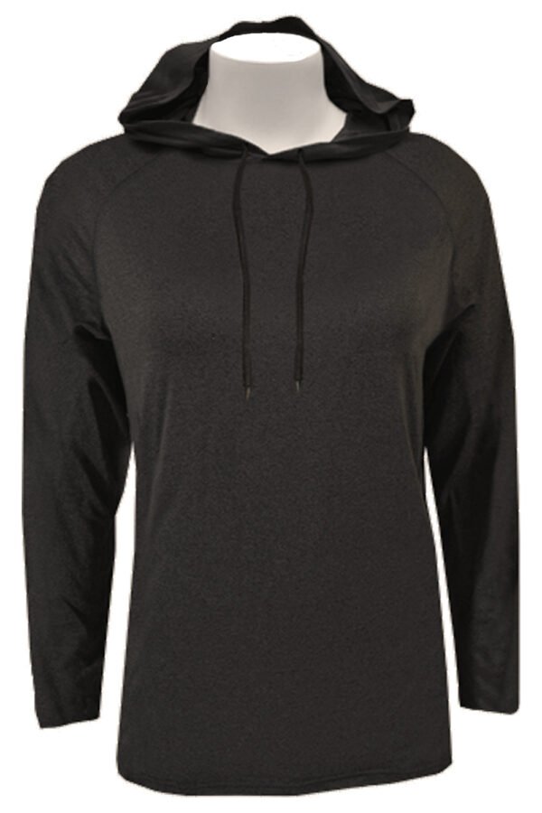 Womens Black Heather Blend