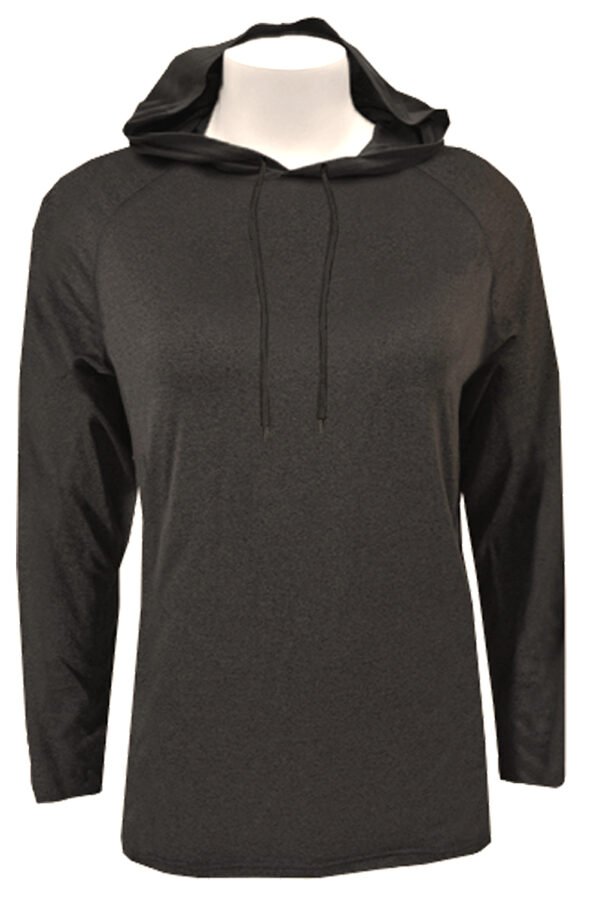 Womens Charcoal Gray Heather Blend